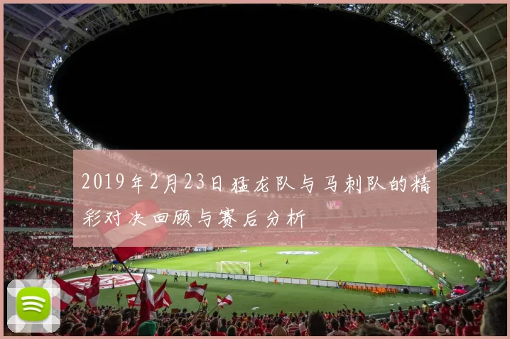 2019年2月23日猛龙队与马刺队的精彩对决回顾与赛后分析
